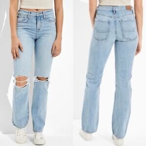 American Eagle Outfitters Light Blue Boot Cut Jeans